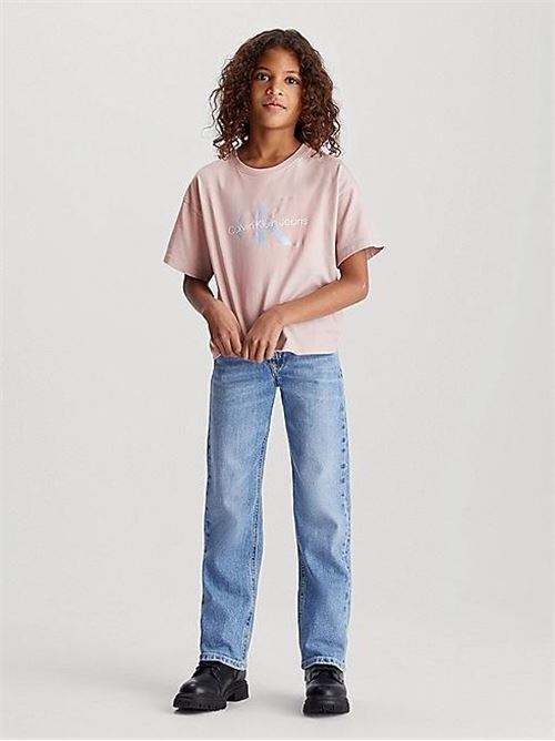 SERENITY MONOGRAM BX SS T-SHIR CALVIN KLEIN JEANS | IG0IG02434T/TF6